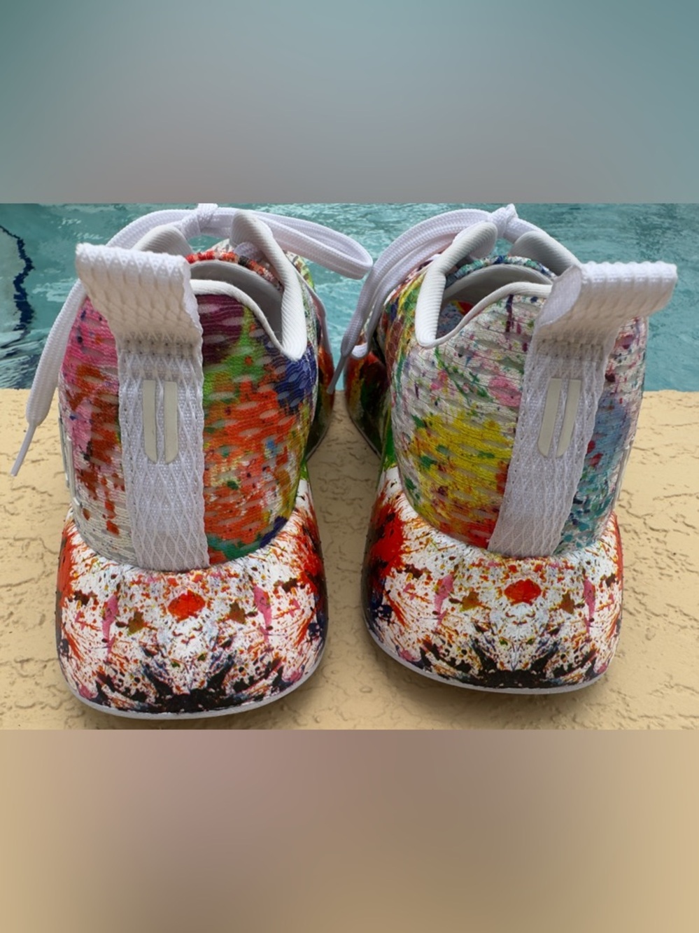 Nobull Project Pride Paint Splatter Running Shoes W Size 11 / Size 9.5 in VGC - Picture 8 of 15